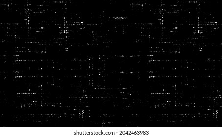 Distressed fabric texture. Vector texture of weaving fabric. Grunge background. Abstract halftone vector illustration
