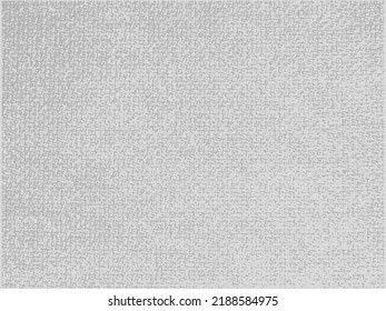 Distressed fabric texture. Vector texture of weaving fabric. Grunge background. Abstract halftone vector illustration.