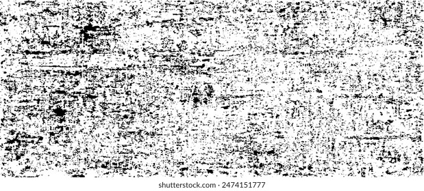 Distressed fabric texture. Vector texture of weaving fabric. Grunge background. Abstract halftone vector illustration. Overlay for interesting effect and depth. Black isolated on white background.