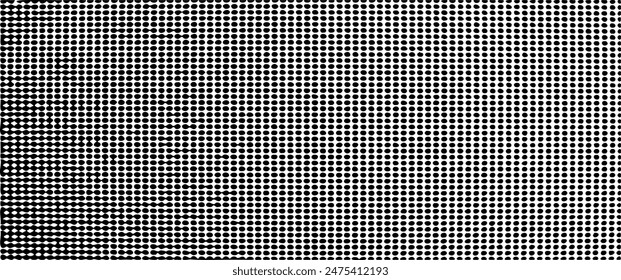 Distressed fabric texture. Vector texture of weaving fabric. Grunge background. Abstract halftone vector illustration. Overlay for interesting effect and depth. Black isolated on white background.