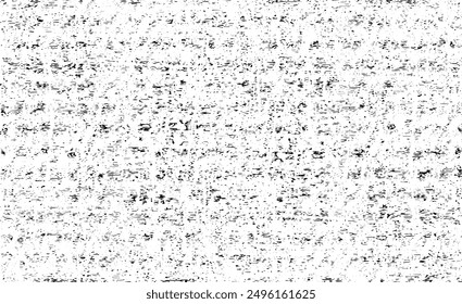 Distressed fabric texture. Vector texture of weaving fabric. Grunge background. Abstract halftone vector illustration. Overlay for interesting effect and depth. Black isolated on white background.
