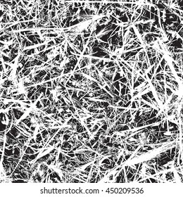 Distressed Fiber Texture. Grass texture. Grunge background. design element. Distress texture. EPS10 vector.