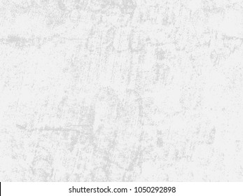 Distressed floor seamless pattern, white and gray background, stucco grunge. Vector illustration of cement or concrete wall textured.