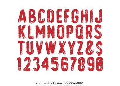 Distressed Font. Grunge Font. Rough Font