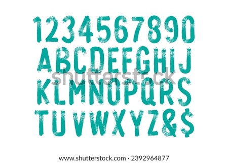 Distressed Font. Grunge Font. Rough Font
