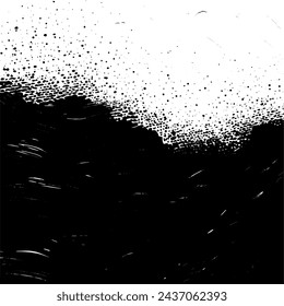Distressed Frame Black Wall Texture Lines Grunge Background