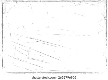 Textura de marco afligido con arañazos ligeros. Superficie grunge para un diseño envejecido sutil. Perfecto para carteles, diseños y arte impreso.