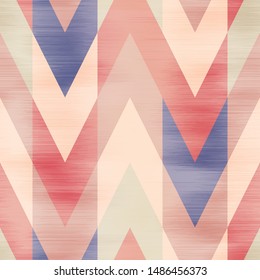Distressed geometric color blocking seamless repeat vector pattern.  Aged look.  Boho softly textured fabric or textile design.  Scratched old paint.  Great for home decor or stationary.