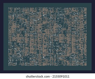Ilustración de diseño de textura con superposición de tierra geométrica en peligro para Print. Tela, tela, escarf, papel de escritorio, envuelto, camiseta, ropa de cama, estampado a la moda