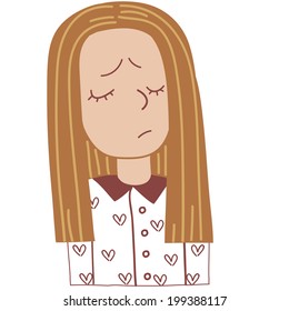 distressed girl