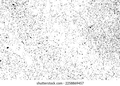 Distressed grain texture vector on a white background. Dust texture and rusty grunge effect design for template decoration. Scratched dirt abstract background texture for design elements.
