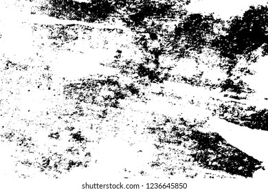 Distressed grainy overlay texture. Grunge dark corner messy background. Dirty paper empty cover template. Ink stroke brushed square shape backdrop. Insane aging border design element. EPS10 vector.
