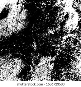 Textura superpuesta de grano con problemas. Borde de fondo confuso en la esquina oscura. Plantilla de portada vacía de papel sucio. Fondo de forma cuadrada con trazo entrelazado de tinta. Elemento de diseño de borde de envejecimiento demente. Vector EPS10.