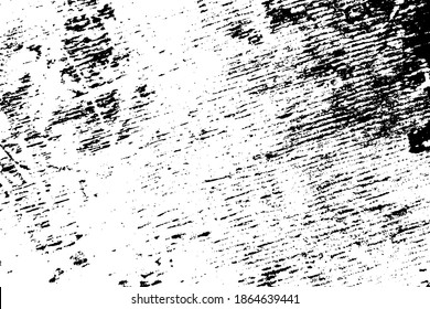 Textura de superposición de grano angustiada. Borra el fondo desordenado de la esquina oscura. Plantilla de portada vacía de papel sucio. Pincelada de tinta cepillado restaura el fondo de la pared. Elemento de diseño de borde de envejecimiento demente. Vector EPS10