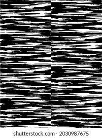 Distressed grainy overlay texture. Grunge dark corner messy background. Dirty paper empty cover template. Ink stroke brushed renovate wall backdrop. Insane aging border design element. EPS10 vector