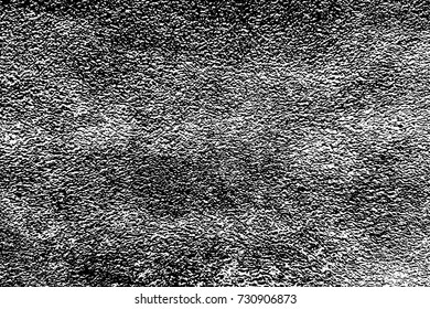 Distressed grainy overlay texture. Grunge dark corner messy background. Dirty paper empty cover template. Ink stroke brushed renovate wall backdrop. Insane aging border design element. EPS10 vector.