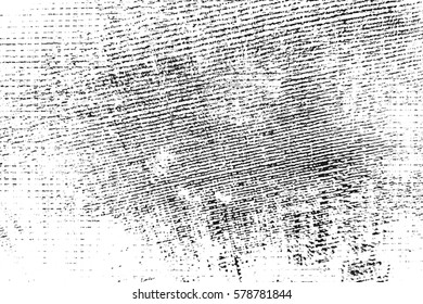 Textura superpuesta de rosca granulada. Fondo desordenado de tela gruesa. Plantilla de portada vacía sucia. Fondo rural de paredes rag. Elemento de diseño de envejecimiento textil templado. Vector EPS10.