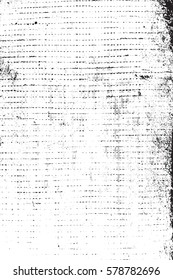 Distressed grainy thread overlay texture. Grunge cloth messy background. Dirty rough empty cover template. Rural rag wall backdrop. Weathered textile aging design element. EPS10 vector.