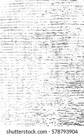 Distressed grainy thread overlay texture. Grunge cloth messy background. Dirty rough empty cover template. Rural rag wall backdrop. Weathered textile aging design element. EPS10 vector.