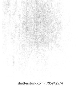 Distressed grainy thread overlay texture. Grunge cloth messy background. Dirty rough empty cover template. Rural rag wall backdrop. Weathered textile aging design element. EPS10 vector.