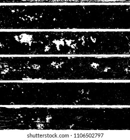 Distressed grainy wood overlay texture. Grunge wooden planks messy background. Dirty rustic empty cover template. Rural fence wall backdrop. Weathered aging design element. EPS10 vector.