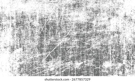 Un fondo de textura gris y blanco afligido con numerosos arañazos e imperfecciones.