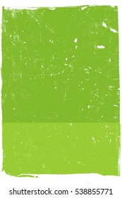 Distressed Green Texture with white borders for your design, horizontal orientation. EPS10 vector.