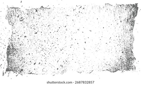 Un fondo de textura gris con numerosas salpicaduras de pintura y bordes ásperos.