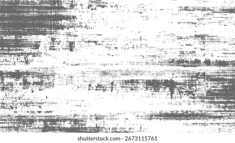 Um padrão de textura cinza e branca angustiado com linhas horizontais e pontos dispersos.