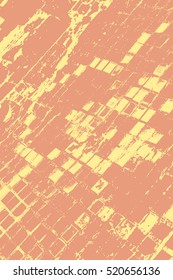 Distressed Grid Color Texture for your design. EPS10 vector.