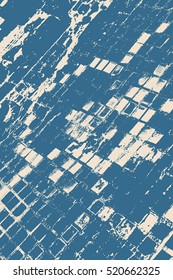 Distressed Grid Color Texture for your design. EPS10 vector.