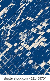Distressed Grid Color Texture for your design. EPS10 vector.