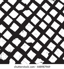 Distressed Grid Overlay Texture for your design. EPS10 vector.