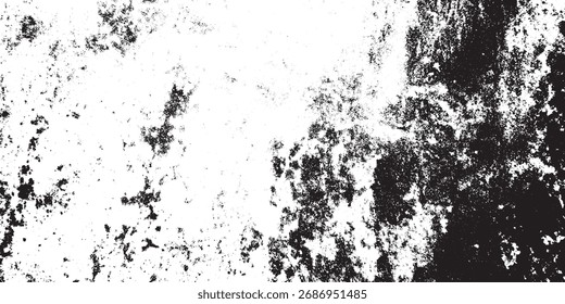 Angustiado Grunge Preto e Branco Vetor Textura Abstrata Fundo Sobreposição