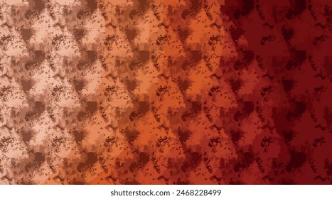 Distressed Grunge Dotted Texture. Distressed Grungy Pattern Design. Overlay Grainy Style Texture. Orange and Brown Noise Fashion Print Design Background.with noise and blur effect