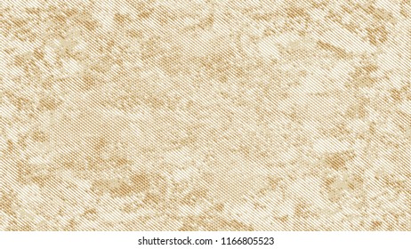 Distressed Grunge Dotted Texture. Retro Spotted Pattern. Faded Dyed Style Texture. Beige Noise Fashion Print Design Background.