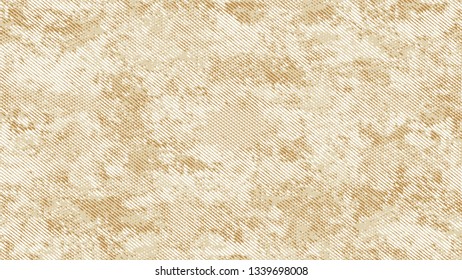 Distressed Grunge Dotted Texture. Retro Spotted Pattern. Scatter Style Texture. Beige Broken, Spotted Print Design Background.