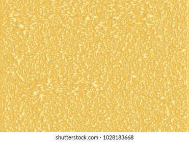 Distressed grunge, noise texture design element. Yellow and white vector background.