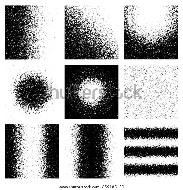 悩ましいグランジ ノイズテクスチャデザインエレメント 白黒の