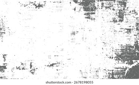 A distressed grunge paper texture with gray and white tones and scattered dark marks.