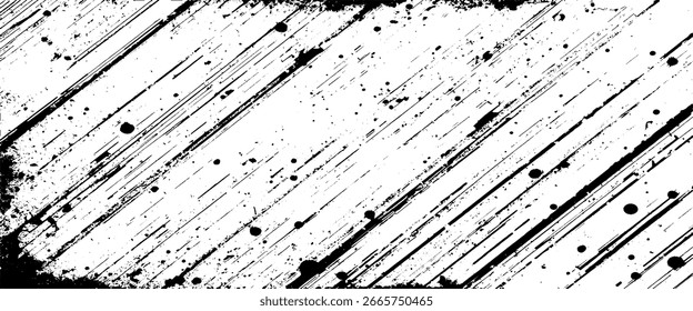Rasguño de grunge afligido con fondo de línea diagonal sin costuras