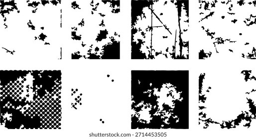 Efecto de texto grunge afligido con blanco y negro