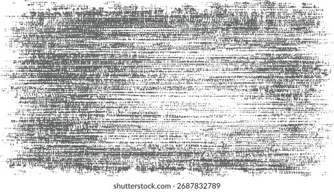 A distressed grunge texture background with horizontal lines and scattered dots in gray and white.