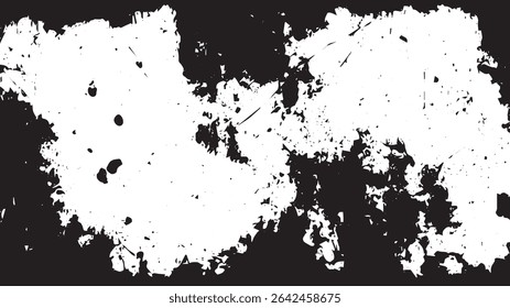 Distressed Grunge Texture with Splattered Edges and Rough Scratch Effects