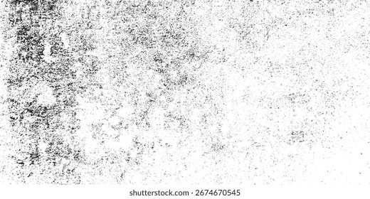 Fondo de Vector de textura de grunge afligido Superposición blanca negra