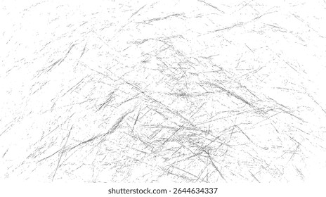 Distressed Grungy Background with Dust Overlay Texture. Urban Grain Effect on Rough Surface. Isolated Vector in Black and White Design. High Detail Scratch and Noise Effect.
