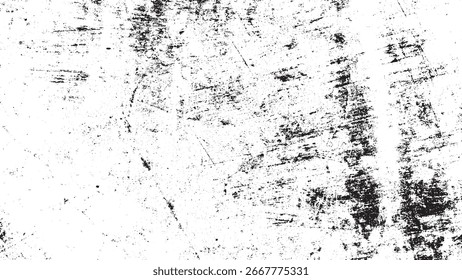 Fondo gruñón afligido de la textura en blanco y negro