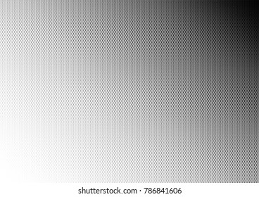 Distressed Halftone Background. Fade Overlay. Pop-art Backdrop. Modern Grunge Pattern. Vector illustration