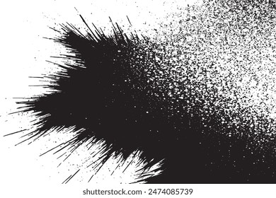 Distressed Halftone Circles Vector Texture Background