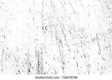 Distressed halftone grunge black and white vector texture -texture of old wall background for creation abstract vintage effect with noise and grain